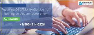 QBCFMonitorService not running on this computer