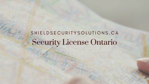 Security License Ontario